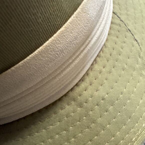 Mens Large Dorfman Pacific Hat, Cap, Headwear Fedora Size 7 1/4-3/8 green White - Picture 12 of 13